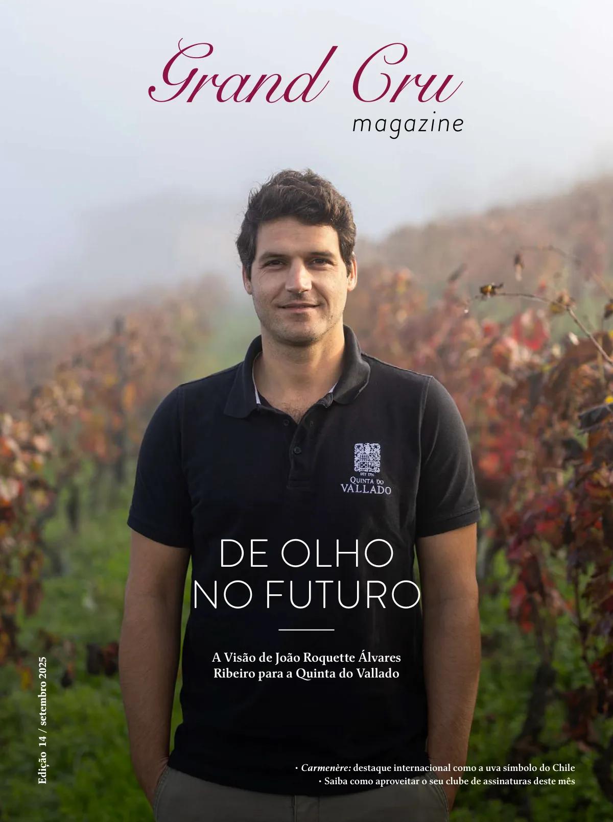 Capa Revista Grand Cru — Setembro 2025: De olho no futuro