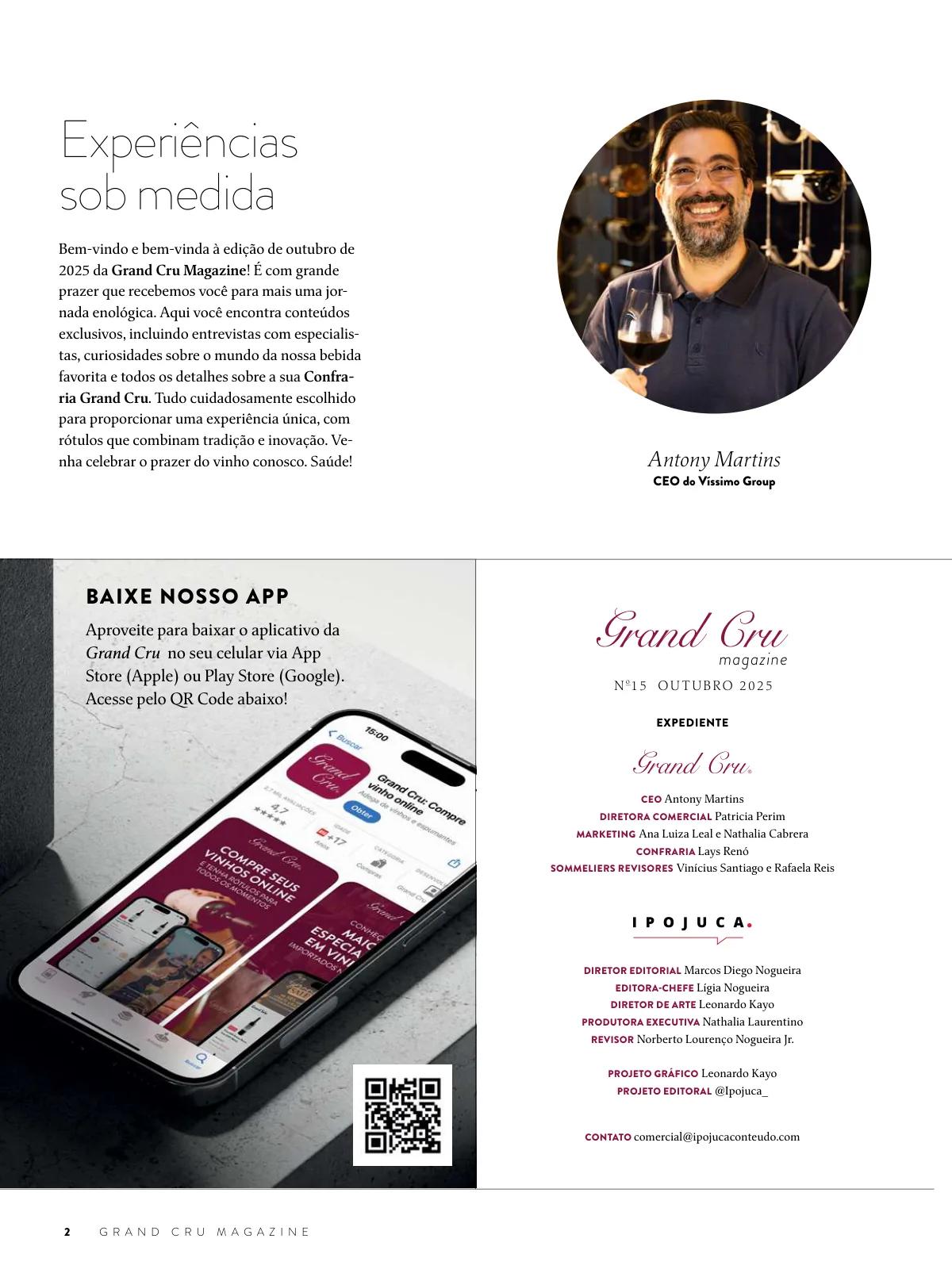 Revista Grand Cru — Outubro 2025 — página 2 de 28